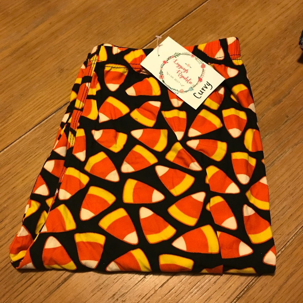 Leggings Republic Candy Corn Curvy 12/18 leggings